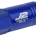 thumbnail image 3 of J2 Engineering LN-T7-009-125-BL J2 Engineering 7075 -T6 Forged Aluminum M12 x 1.25 20Pcs 60mm Height Open -End Lug Nut Sets w / Socket Adapter Blue, 3 of 6