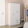 thumbnail image 1 of Ropero de Madera Mobi Muebles Modelo Lavanda Color Blanco, 1 of 7