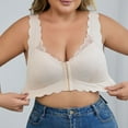 thumbnail image 3 of Qxiansh Front Closure Bras for Women Plus Size Bra Women Push up Everyday Bras Comfortable Breathable Bras, 3 of 8