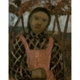 thumbnail image 3 of Paula Modersohn-Becker 20x24 Black Modern Framed Museum Art Print Titled - Girl in Dusk with Plaid Blouse (circa 1904), 3 of 5