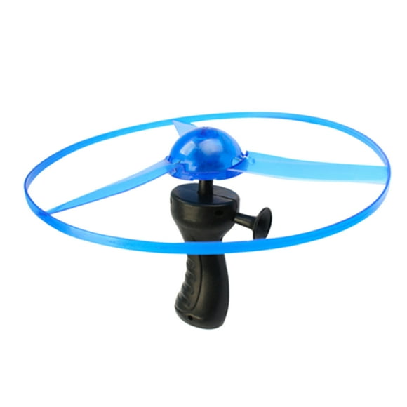 Amdohai Kids Pull Flying Disc Outdoor Children Hand Control Led Light Flying Saucer Toy