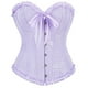 thumbnail image 2 of Faja moldeadora de cintura para mujer, corsé fruncido con encaje y soporte para el pecho, faja de poliéster para mujer, 2 of 9