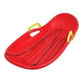 thumbnail image 2 of Ethern Winter Snow Sled Grass Sleigh Sledge Portable Toboggan Sledding Skiing Board for red, 2 of 9