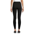 thumbnail image 2 of Time and Tru Women's Knit Leggings, 2-pack, 2 of 11