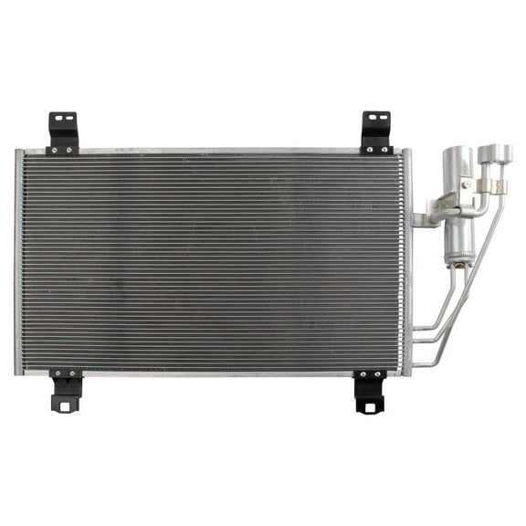 TRQ A/C Condenser Assembly w/ Receiver Drier for Toyota Yaris iA Mazda C-X3 ACA80156