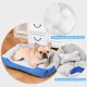 thumbnail image 2 of Cama para Perros Grande, Mediano y Chico, Camas para Perros Lavables, Cómoda y Transpirable, Cama Grande para Mascotas, Cama Ortopédica Cálida para Perros, 90 x 70 cm, (X-Large, Azul), 2 of 6
