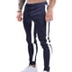thumbnail image 5 of Pantalones largos para hombre, color a juego, bolsillos, cremallera, cuerda, pantalones casuales, pantalones para hombre, 5 of 5
