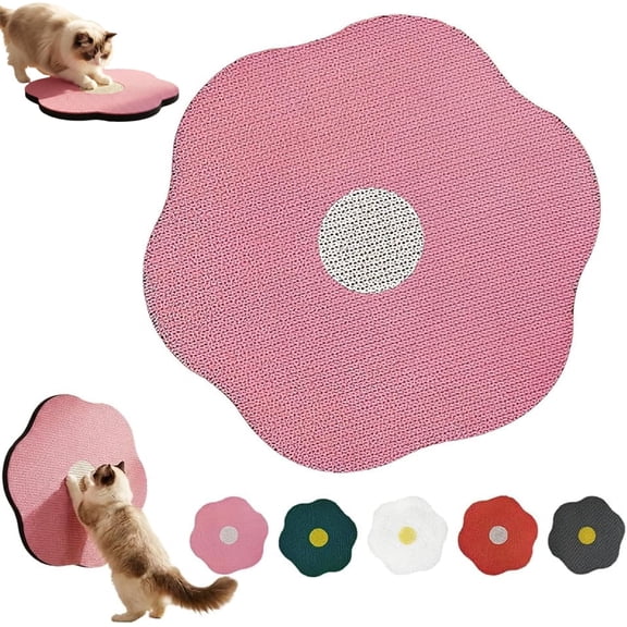 2026 New Scratching Pad for Cats, Wall-Mount Cat Scratching Pads, Space-Saving Cat Scratching & Home Decor, Cardboard Cat Scratchers  (Pink)