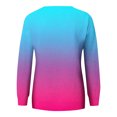 thumbnail image 5 of White Long Sleeve Shirts for Women Plus Size Womens Tunic Tops Long Sleeve Blouse Round Neck Casual Tops Sweatshirt, 5 of 5