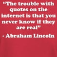 thumbnail image 3 of CafePress - The Trouble With The Internet T Shirt - Men's Classic Graphic Cotton T-Shirt, 3 of 4