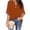 Orange, variant on Graphic Tees for Women's Summer Dressy Chiffon Tennis Blouse Flutter Sleeve V Neck Ruffle Tunic Top for Women T?Shirt Blue 3XL