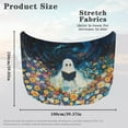 thumbnail image 7 of Uorisanigo Car Hood Cover Car Hood Protectors Waterproof Automotive Decorative Accessories for Cars, Truck, Van, SUV, Floral Spooky Print Hoods Wrap Blanket Protection, 7 of 7