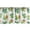 Fern Green and Cinnamon, variant on Ambesonne Autumn Window Valance, Natural Maple Leafs Art, 54" X 18", Fern Green and Cinnamon