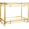 thumbnail image 5 of Gymnture 2 Tier Countertop Toiletry Organizer for Bathroom and Bedroom in Golden Metal, 5 of 10
