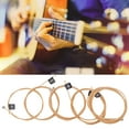 thumbnail image 4 of Cuerdas De Bajo, Tonos Cálidos Cuerdas De Bajo De Metal Fácil De Doblar Para Tocar Cergrey Replacement Bass Guitar Strings, 4 of 8