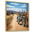 thumbnail image 2 of Designart "Bike Dual-Tire Quest" Bicycle Floater Framed Wall Art Print, 2 of 7