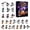 01, variant on WEIOUKC Advent Calendar 2026 Halloween,24 Day Halloween Countdown Calendar, 24 Collectible 2D Set, Cute Hanging Decor, Daily Countdown Surprise