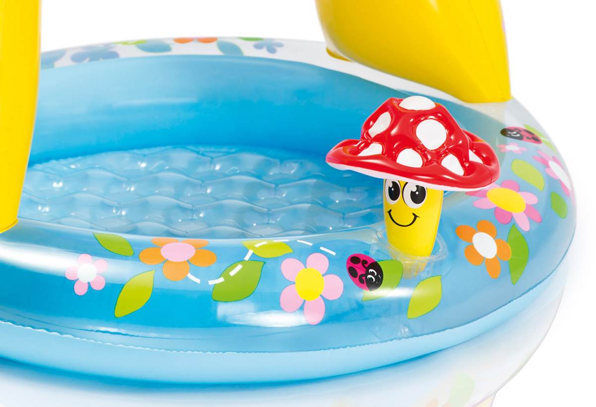 Intex Inflatable Mushroom Water Play Center Kiddie Baby Swimming Pool Ages 1-3 - image 3 of 5