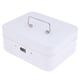 thumbnail image 1 of Caja fuerte con cerradura y contraseña de metal Blanco, 1 of 9