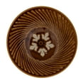 thumbnail image 4 of Creative Co-Op 7.5 Inches Round Stoneware Bowl Dinnerware Set with Lines and Star Pattern, Brown, Set of 6, 4 of 5