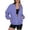 Light Purple, variant on Women’s Winter Long Sleeve Zip Up Hoodless Sweatshirt for Everyday Casual Wear with Lined Interior and Pockets, Khaki, S