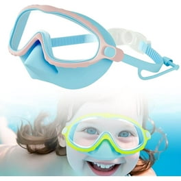 Pidgey Kids-Swim-Goggles With Nose Cover, Swimming Diving Mask Wide View Anti Fog Uv Shattered Lens Goggles Child 3 15 Pink