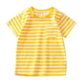 thumbnail image 5 of Rhuody Boys Tops Spring T Shirt Crew Neck Tee Graphic Print Short Sleeve Blouse Classic Summer Clothing 5-6 Years Yellow, 5 of 5