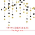 thumbnail image 4 of Decoraciones para fiestas Injueey 1 juego de colgantes en forma de estrella plata dorado azul claro azul oscuro amarillo claro rojo, 4 of 6