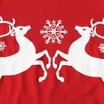 thumbnail image 4 of Conjunto de 2 piezas de camiseta y pantalones con estampado de alces de manga larga para bebés y niñas de Navidad, ropa para niños y bebés, 4 of 5