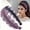 B, variant on Elegant Lace Floral Headband for Women - Retro Wide Non-Slip Hair Tie with Grip Teeth for All Hair Types