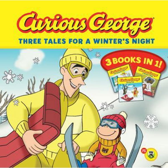 Pre-Owned Curious George: Curious George: Three Tales for a Winter's Night (Paperback)