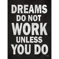 thumbnail image 2 of Jaxn Blvd. 12x14 White Modern Wood Framed Museum Art Print Titled - Dreams Do Not Work, 2 of 4
