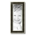 thumbnail image 2 of ArtToFrames 6x16" Black Panel With Silver Lip Picture Frame, Multi Wood Poster Frame, with Regular Glass and Foam Backing 3/16 inch (FBPL-5093), 2 of 7
