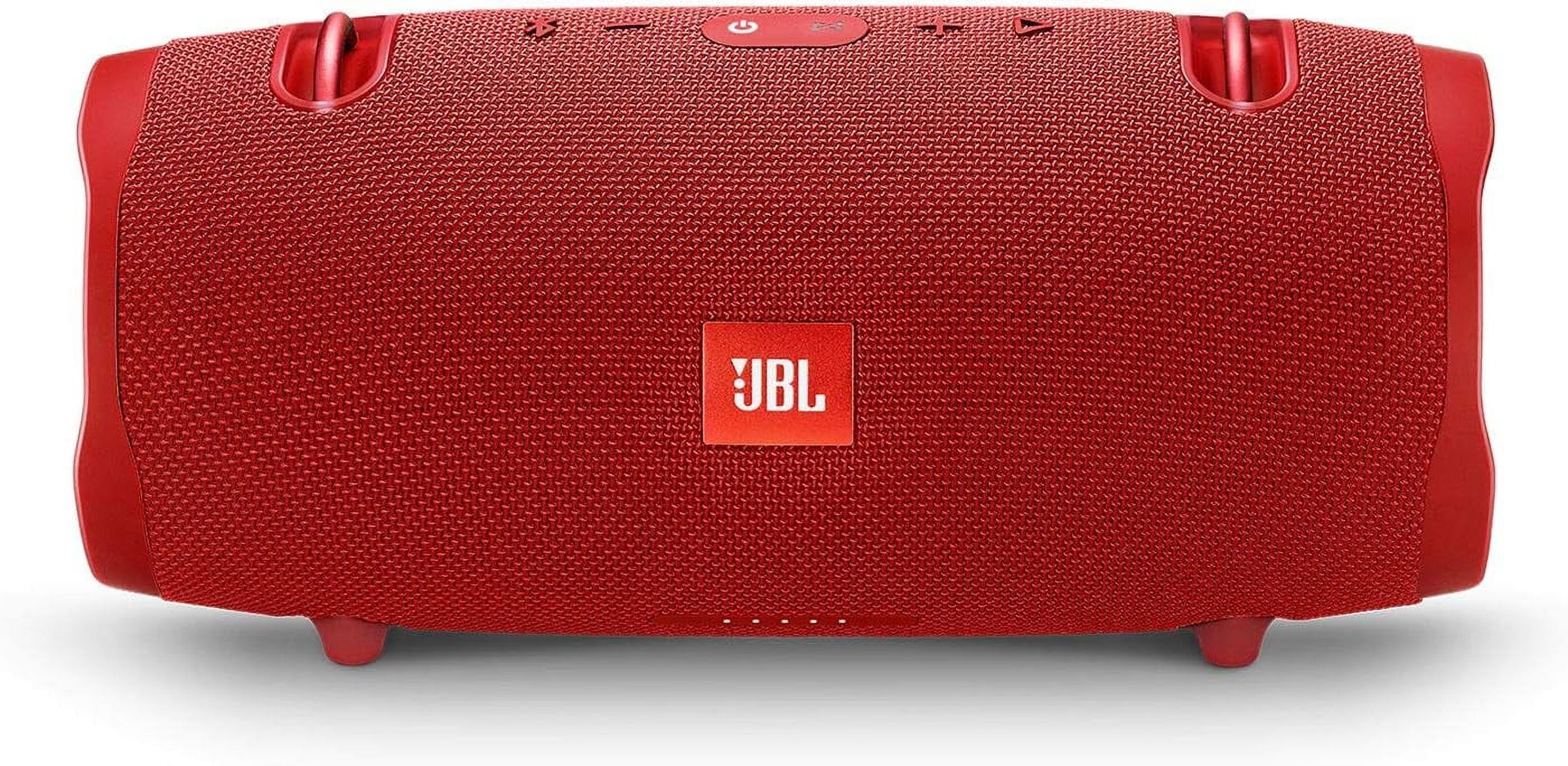 JBL Xtreme 2 Portable Bluetooth Speaker, Waterproof IPX7, 15H Battery, Powerful Sound, Red 2-Speaker Bundle (International Model)