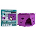 thumbnail image 1 of Lit Maison pour Chat en Feutre Multi-Niveaux avec Étagère Interactive, Tapis de Meubles, 1 of 4
