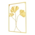 thumbnail image 6 of 3 Pack Gold Metal Wall Art Large Leaf Frame Accent Leaves Wall Decor Home Gold for Bedrooms, Dressing Rooms, 6 of 12