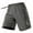 Gray, variant on Dagugfen Plus Size Golf Shorts Men Stretch Waist Drawstring Slim Lightweight Running Sports Shorts with Zipper Pockets