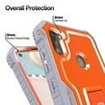 thumbnail image 3 of FITO For Samsung Galaxy A11 Case, Phone Case with Screen Protector and Kickstand (Orange), 3 of 6