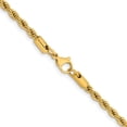 thumbnail image 3 of Stainless Steel Rope Chain Necklace Chisel Polished Yellow IP-plated 4 mm 18 inch, 3 of 4
