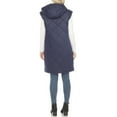 thumbnail image 3 of White Mark Long Hooded Puffer Vest (Women's & Women's Plus), 3 of 5