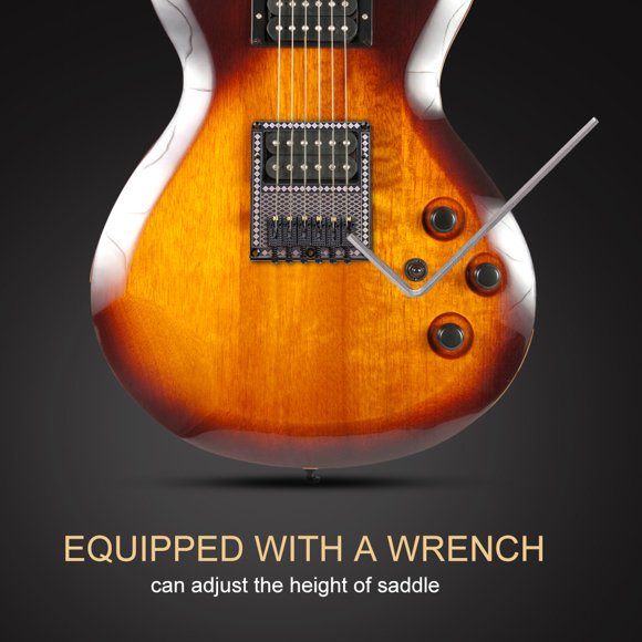Pont de Guitare, Équipé d'Une Clé Durable et Solide Pont de Guitare, pour Réparation de Guitare Maître de Guitare