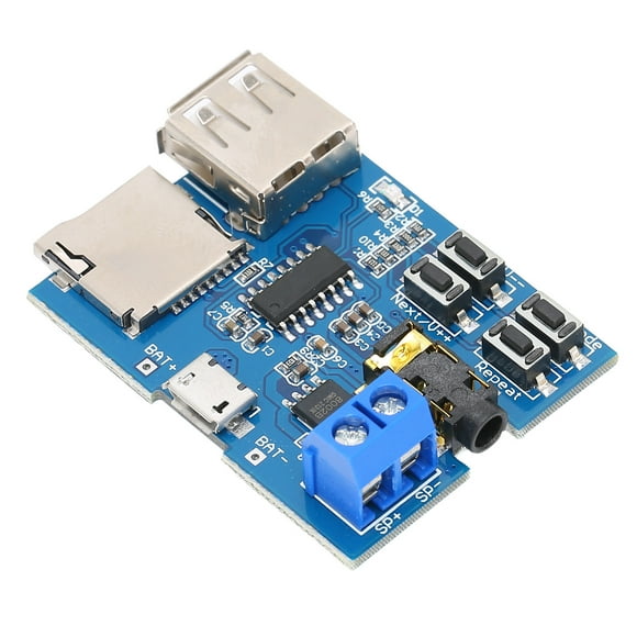 MP3 Decoder, 3.7-5.5V MP3 Decoding Module Lossless Power Audio Receiving Decoder Board