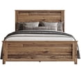 thumbnail image 3 of Home Design Racine King Panel Bed Frame, Vintage Oak, 3 of 9