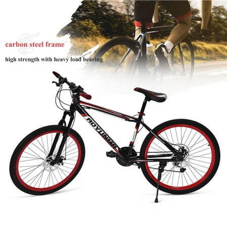 Yosoo 26inch 21 Speed Dual Disc Brake Damping Mountain Bike Adults Teenagers, Mountain Bicycle, (Best Dual Sport Bicycle)