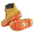 thumbnail image 2 of SAFEGEAR Ice and Snow Traction Cleats - Size Medium - High Visibility Orange - Made of Stretchable Rubber & Steel to Maintain Stability on Ice and Snow, 2 of 6
