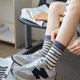 thumbnail image 2 of Whataatahia Calcetines redondos mini para mujer, calcetines deportivos recreativos de algodón peinado, calcetines de cuarto de pierna, 2 of 5
