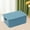 Blue-L, variant on Plastic Storage Box with Lid and Handle Stackable Storage and Organizer Bin for Home Office Dormitory Organizing, 26.5x6.89x9.84in Cube Storage Boxes Organizer Container
