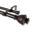 thumbnail image 2 of Domovina Rona 1" Single Curtain Rod-Color:Mahogany,Size:28"-48", 2 of 2