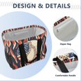 thumbnail image 4 of FORMRS Tote Bag for Women Large Capacity Canvas Travel Foldable Carry On Shopping Handbag, Baseball Pattern, 4 of 8