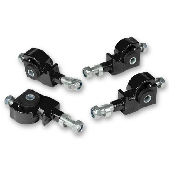 DNA Motoring CBK-F-HA90-BK For 90-01 Honda Accord/Civic/Del Sol/Prelude Steel Alloy Front Camber Kit (Black) - EC EE EF EG EJ CB BA BB Fits select: 1997-2001 ACURA 3.2TL, 1990-2001 ACURA INTEGRA